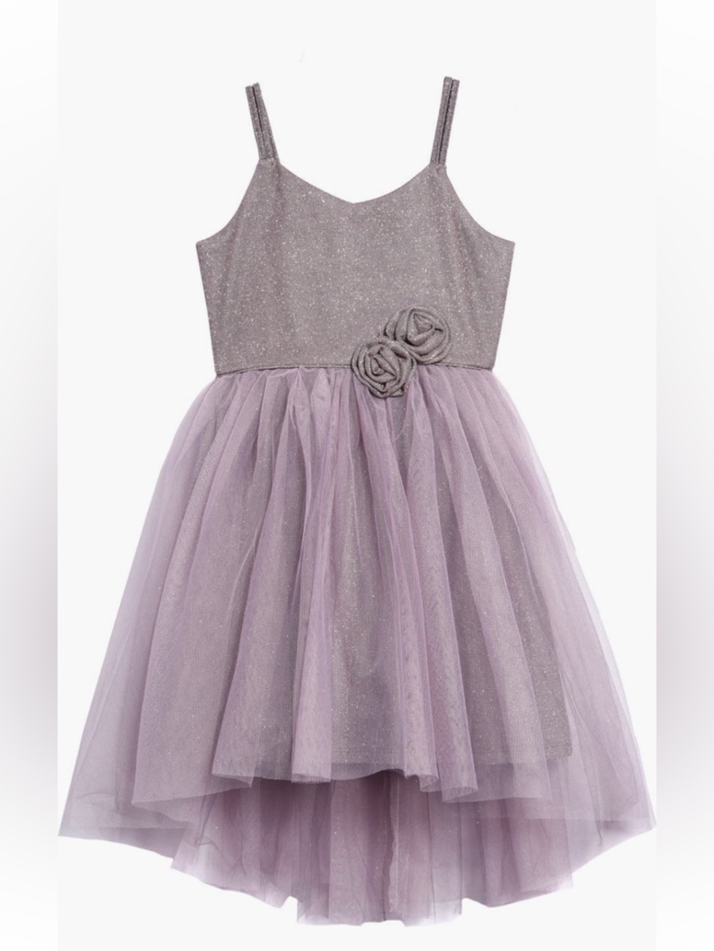 Like New Zunie Girls Sparkle Lilac Party Dress size 5